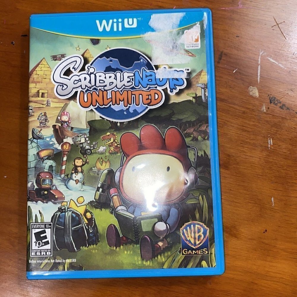 Scribblenauts Unlimited Nintendo Wii U 2012 CIB Complete